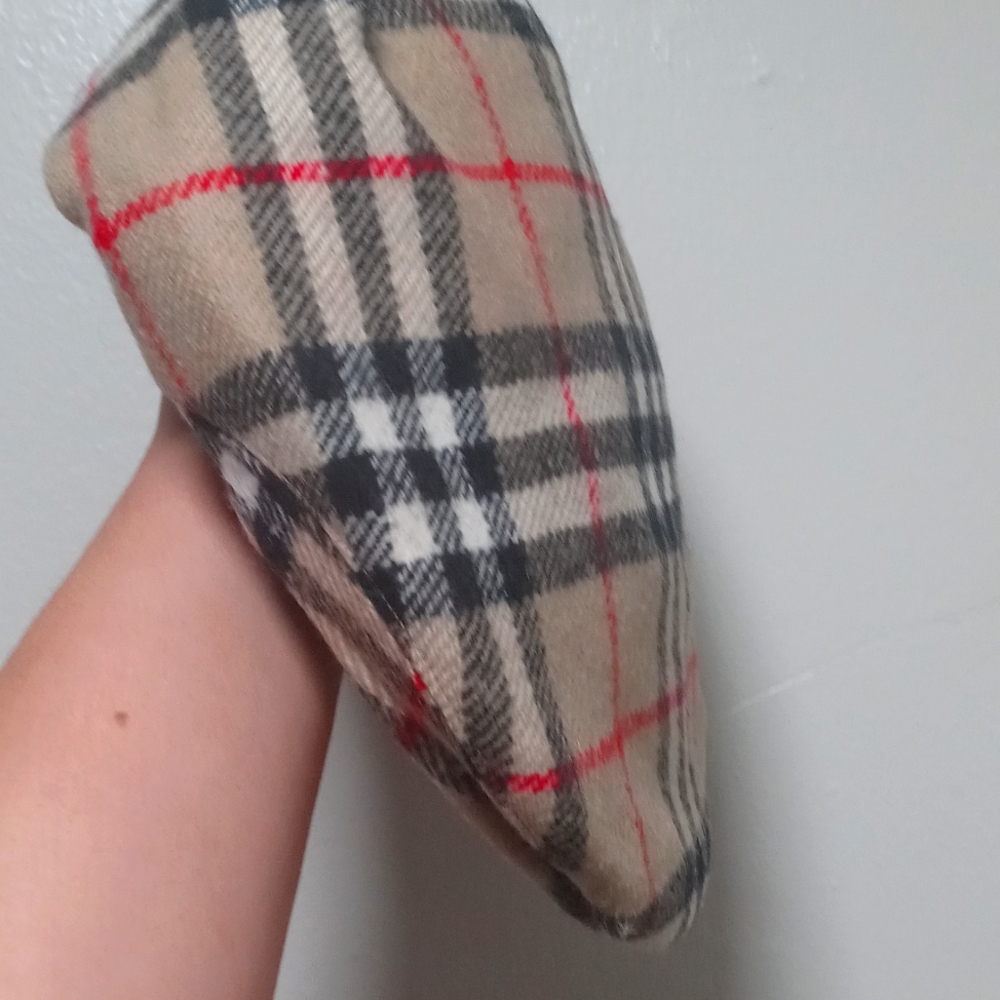 Vintage Burberry newsboy cap
